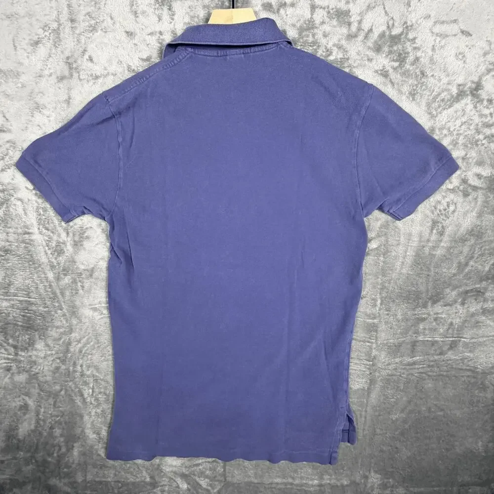 Polo By Ralph Lauren Mens Polo Shirt‎ Sz S Purple Short Sleeve Cotton Logo